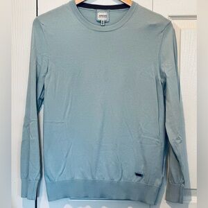 Armani Collezioni Light Blue Sweater X-Small EC